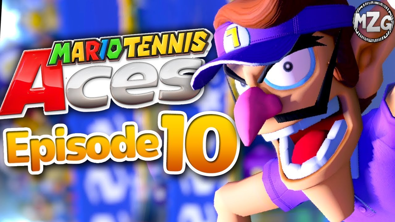 Mario Tennis Aces Gameplay Walkthrough - Episode 10 - Waluigi Gameplay Online! (Switch)