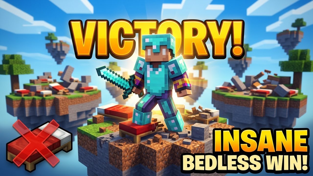 ma meilleure partie bedwars sans lit