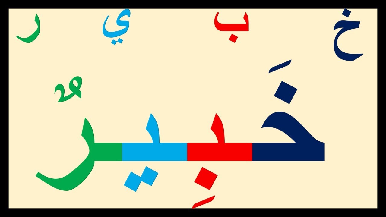 شاهد هذا الدرس وتعلم تهجي الحروف وجمع الحروف لتكوين الكلمة