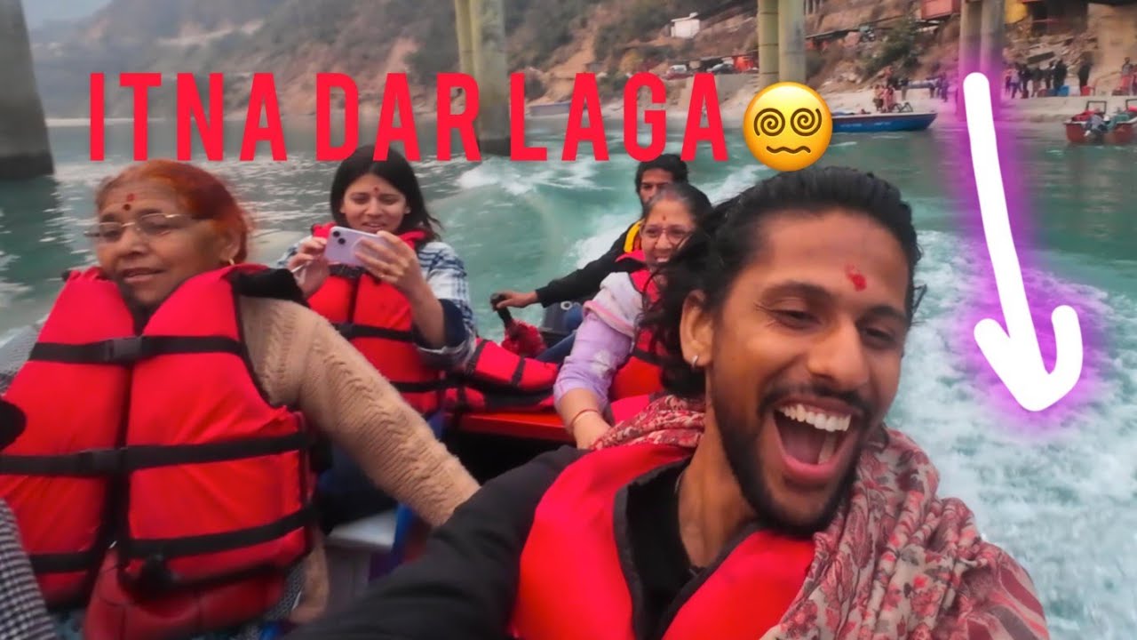 Dhari Devi mein Speed Boat Karna Mehnenga Pad Gaya😳 | Two Rivers Meet Here👇