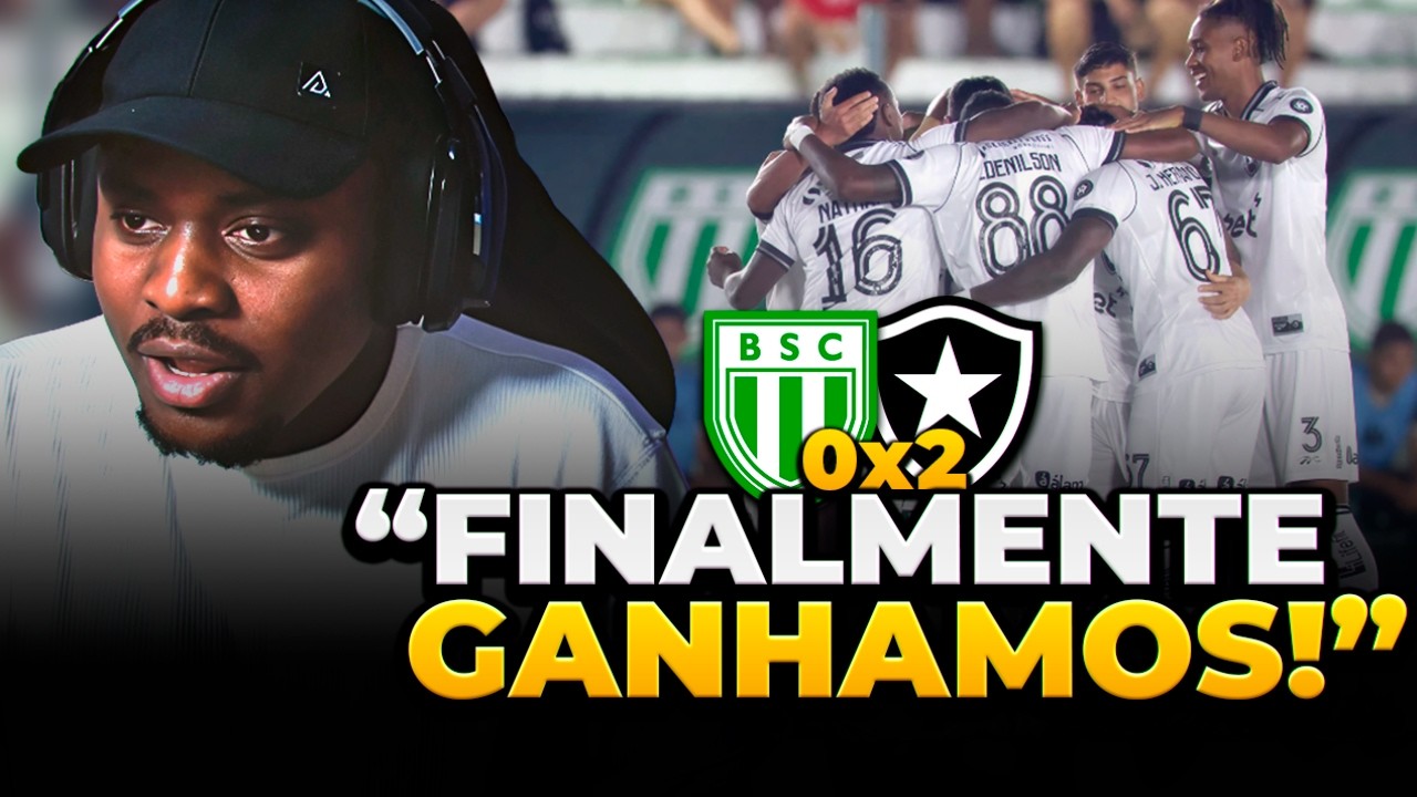 BOTAFOGO QUEBRA O JEJUM E FINALMENTE VENCE!! BOTAFOGO 2x0 BOAVISTA - REACT
