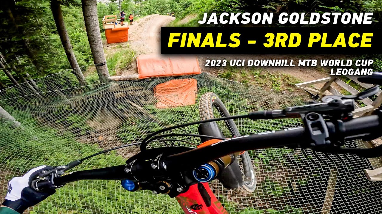 GoPro: Jackson Goldstone takes 3RD PLACE in FINALS! | 2023 UCI Downhill MTB World Cup in Leogang