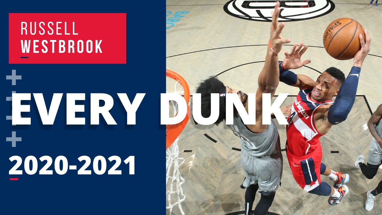 Every Dunk from Russell Westbrook in the 2020-2021 Season