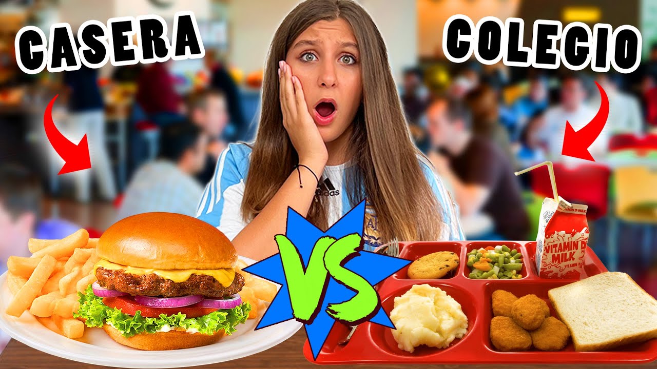1 SEMANA Comiendo menú de mi HIGH SCHOOL