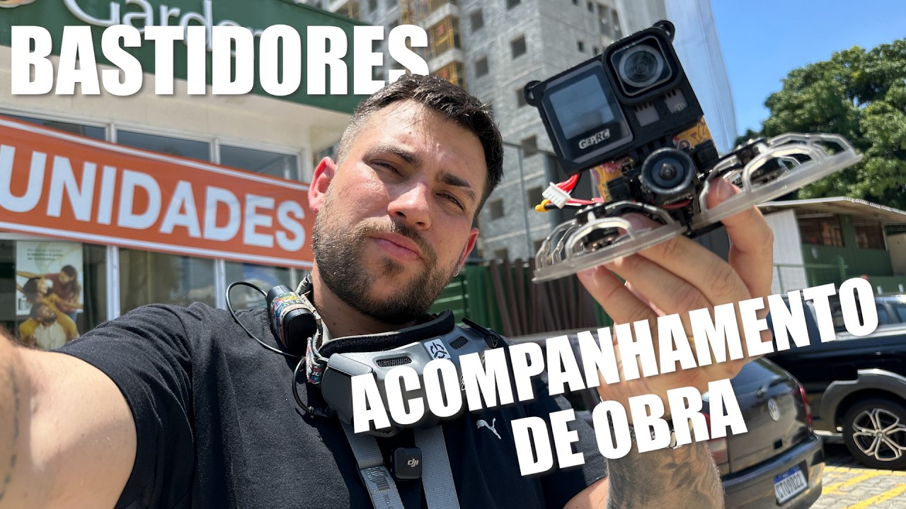 🏗️ GRAVANDO a EVOLUÇÃO de uma OBRA com DRONES! 🛸