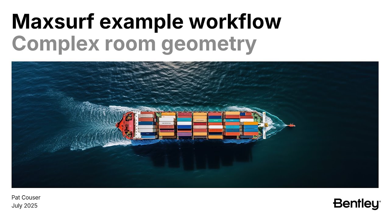 Maxsurf Modeler - Complex room geometries