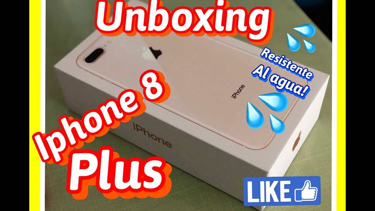UNBOXING IPHONE 8 PLUS [ ESPAÑOL ] ^MEXICO^ + PRUEBA DEL AGUA!