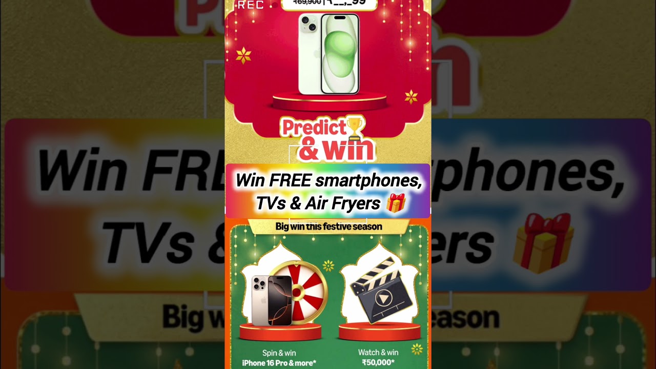 💥 Amazon Festival ALERT: Guess & WIN FREE Smartphones! 🎉 #shorts #viral #ytshorts