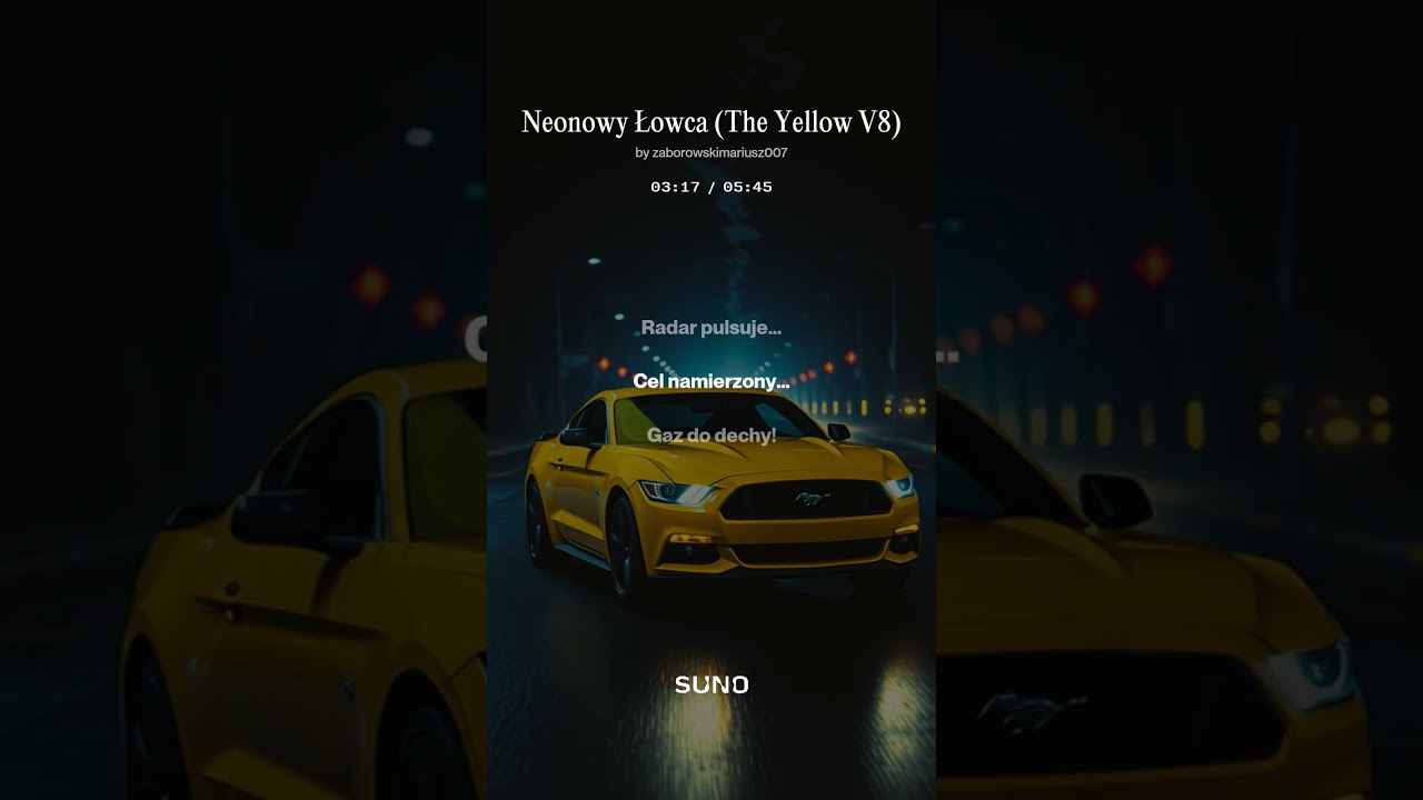 Neonowy Łowca The Yellow V8