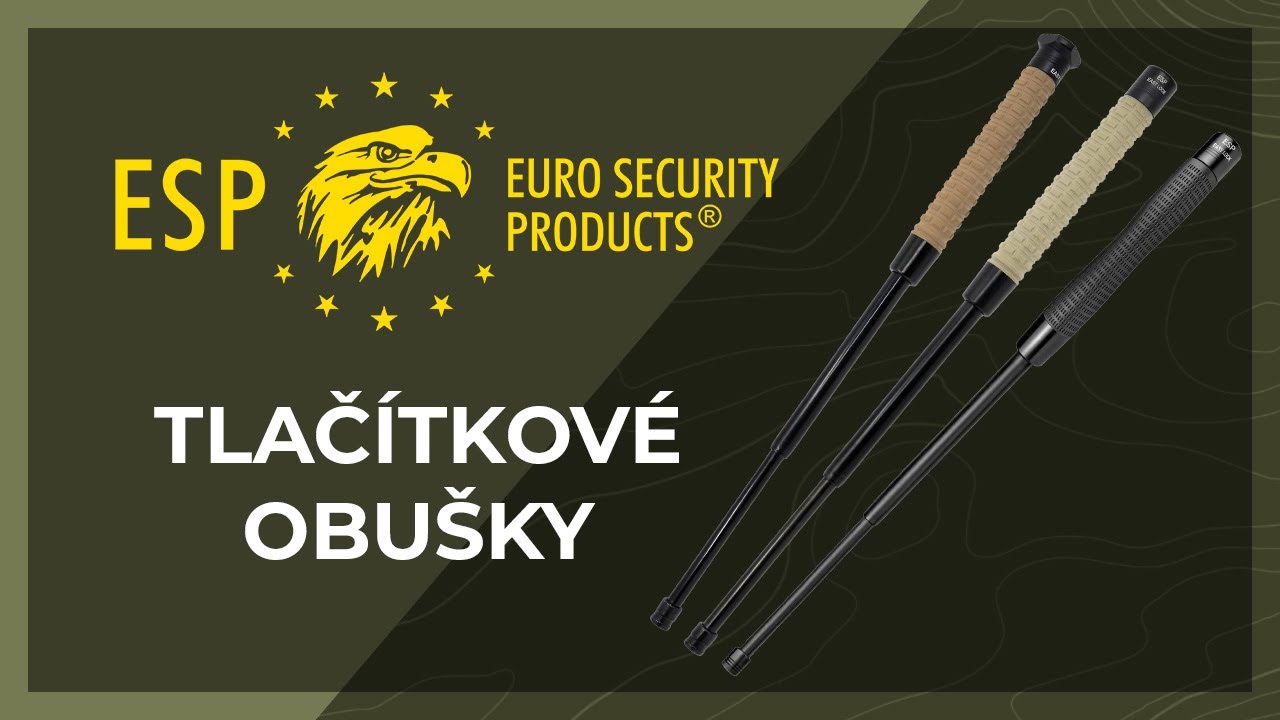 Představení tlačítkových obušků EURO SECURITY PRODUCTS - Military Range