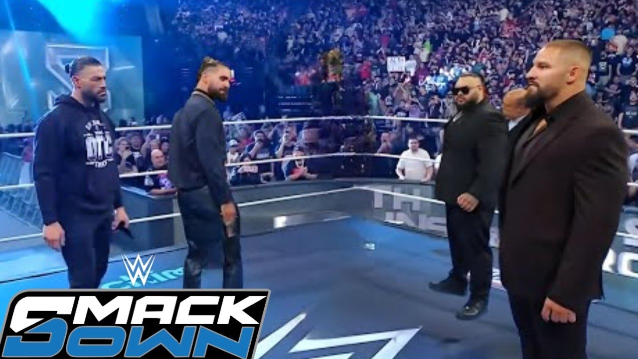 Seth Rollins Returns and joins Roman Reigns in a Brutal SmackDown Assault on Bron Breakker