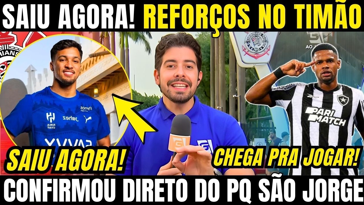 SAIU AGORA SALAZAR CONFIRMOU TUDO DIRETO DO PARQUE SÃO JORGE! CORINTHIANS VAI SE REFORÇAR NO ATAQUE