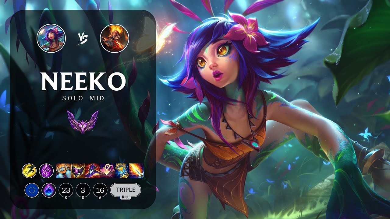 Neeko Mid vs Brand - EUW Master Patch 13.24