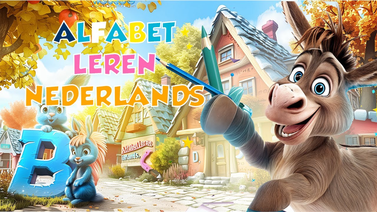 Alfabet Leren Nederlands 👩🏼‍🏫 ABC 📚 Educatieve kinderfilmpjes 📚 Filmpje voor Peuters en Kleuters