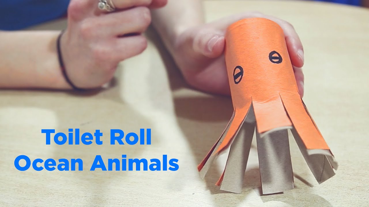 Toilet Roll Ocean Animals - Aquarium Home Crafts (episode 1)