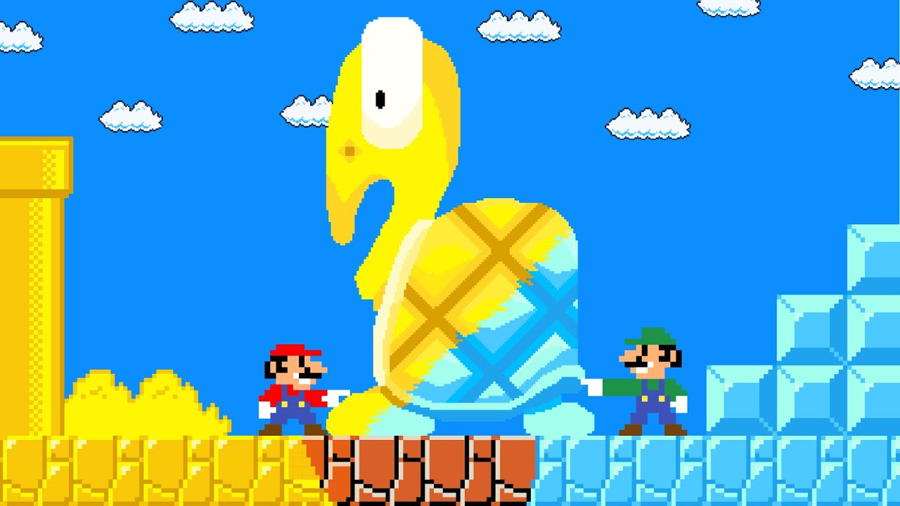 Super Mario Bros. but Everything I Touch turns to Gold and ICE (All Episode)