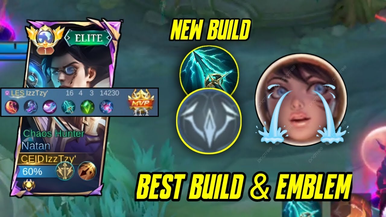 BEST BUILD NATAN GOLD LANE DI PATCH TERBARU - NATAN TOP GLOBAL GAMEPLAY #mobilelegends