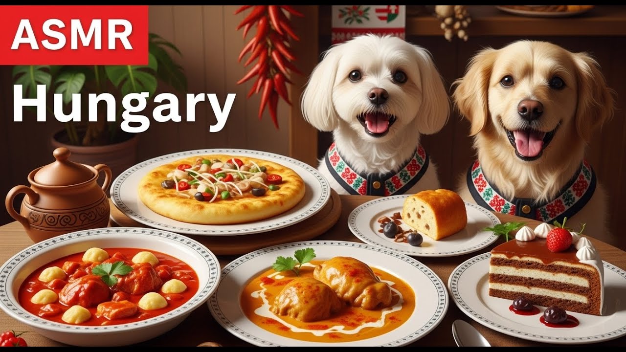 ASMR Hungarian Kitchen: Goulash, Dumplings! 🇭🇺🍲🐾😋 #DogHungarianFood #HungarianASMR #HungarianFeast