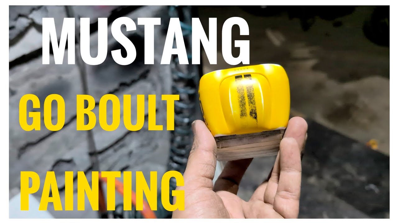 Go Boult Mustang edition Ear pods Painting | Red to Blue shift paint | Nippon Mega Clear #goboult