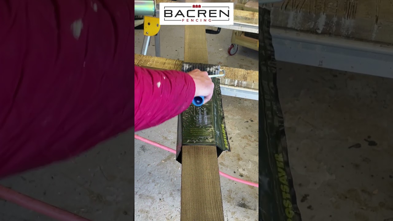 Fitting POSTSAVER pro anti rot sleeves to FENCE POSTS