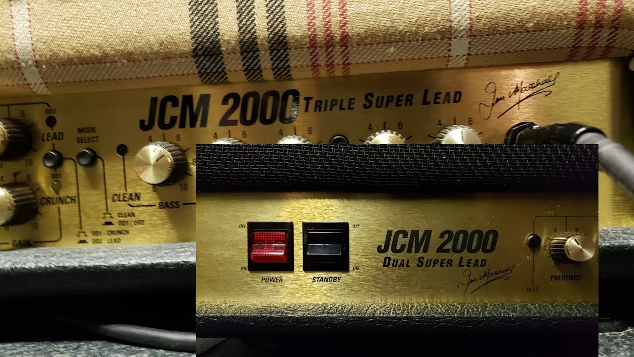 Marshall JCM 2000 TSL vs DSL