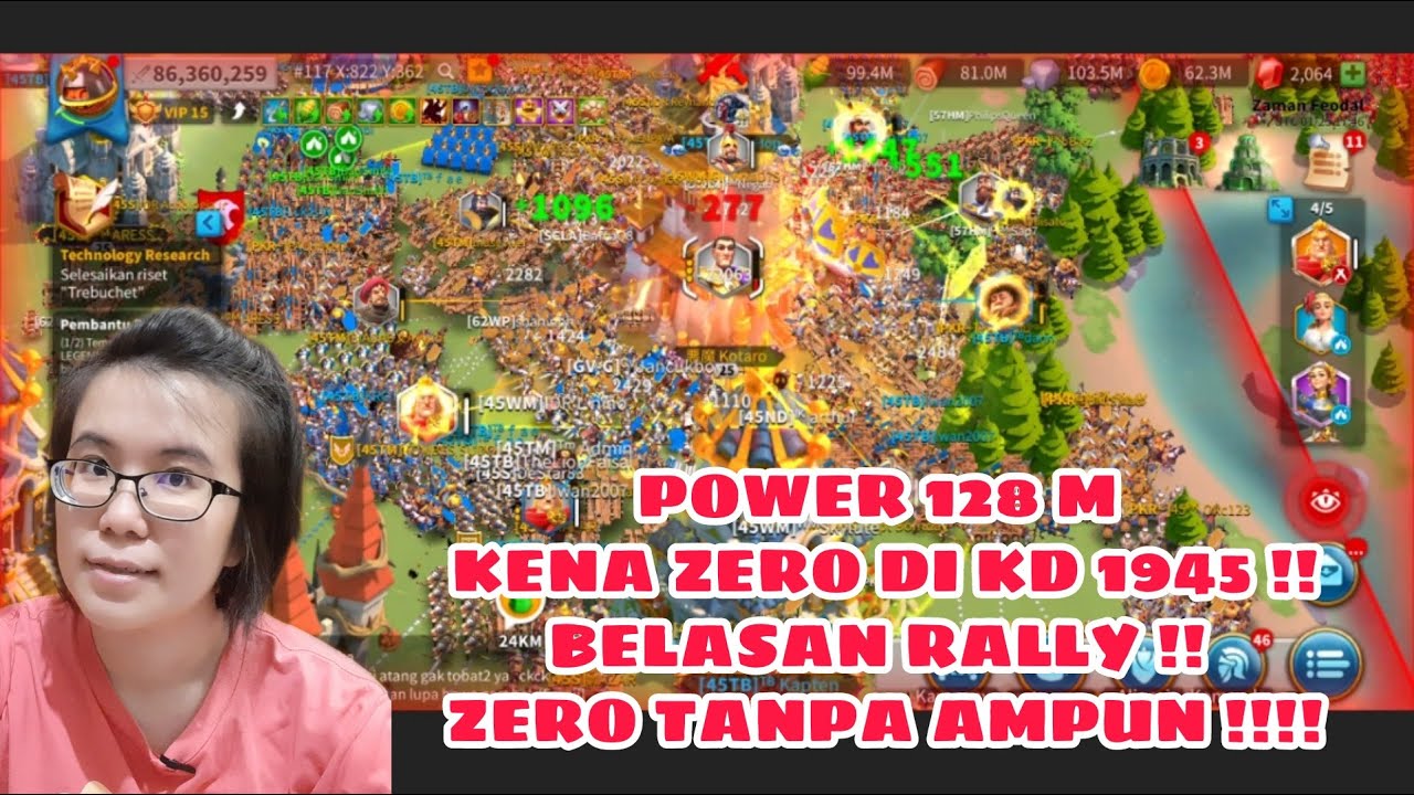 ADA APA DENGAN KOTARO ?? POWER 128 M DI ZERO RAME RAME ALL KD 1945 ?! BELASAN RALLY ! ROK INDONESIA