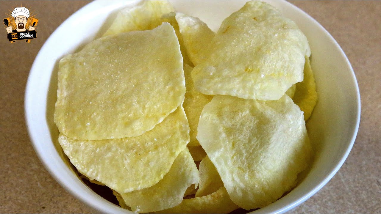 Картофельные чипсы с солью и уксусом для микроволновой печи