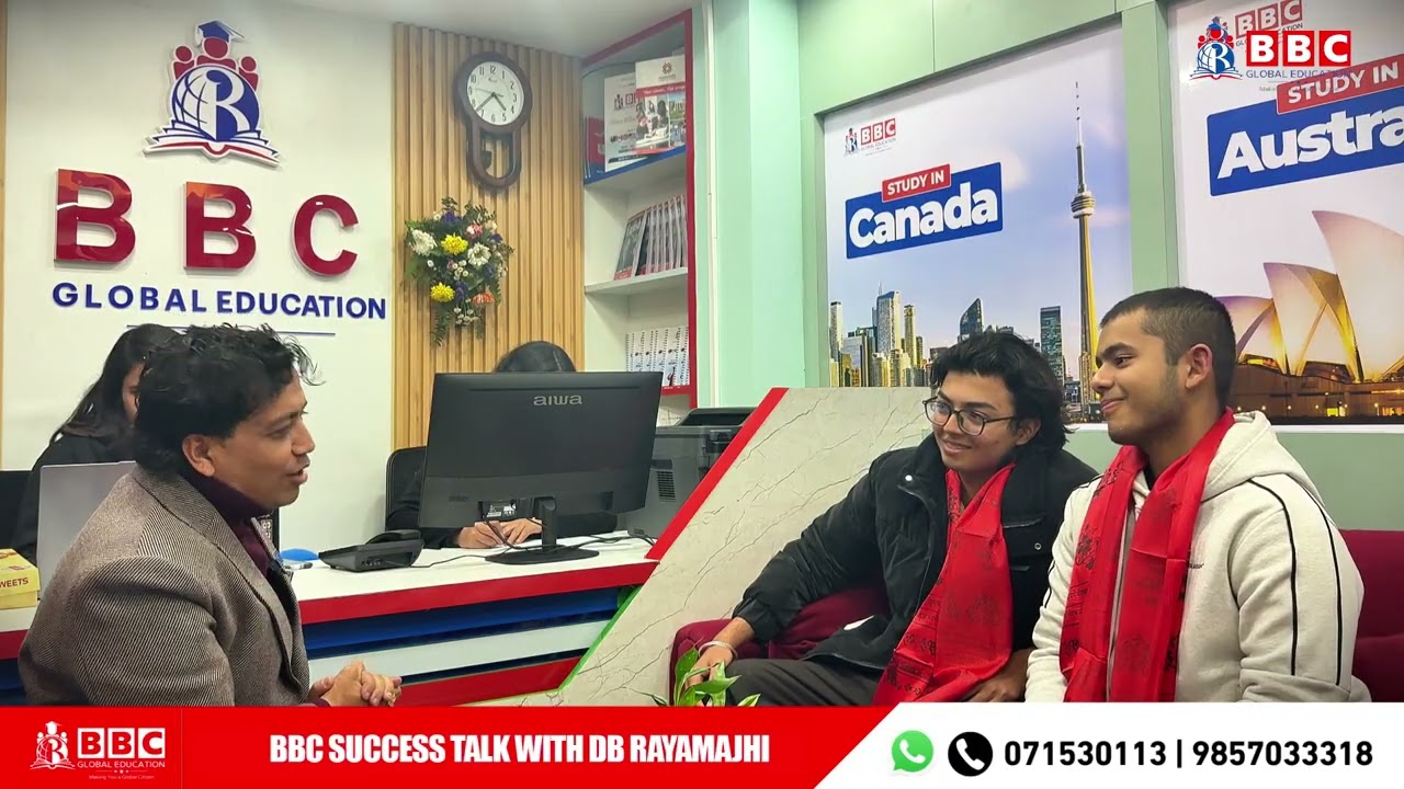 SUCCESS TALK   || CANADA VISA GRANTED || BBC GLOBAL EDUCATION