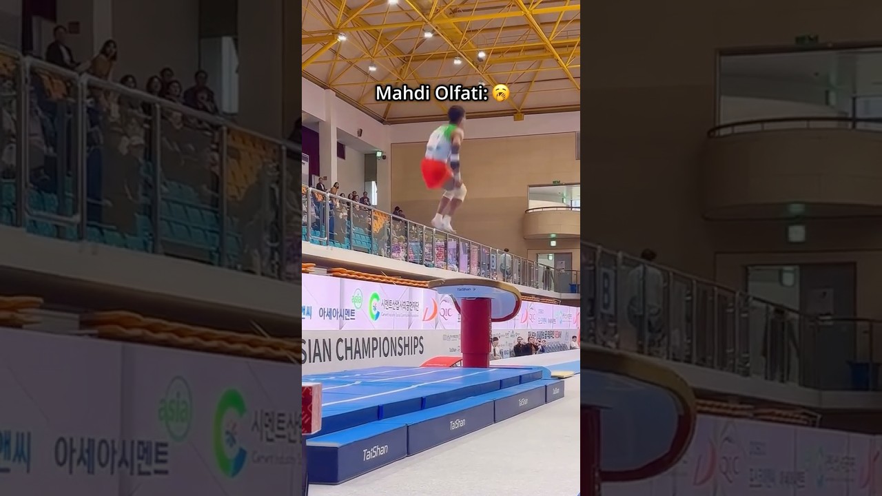 New worlds first just dropped🤯 gymnastics #worldsfirst #sports #vault #yurchenko #simonebiles
