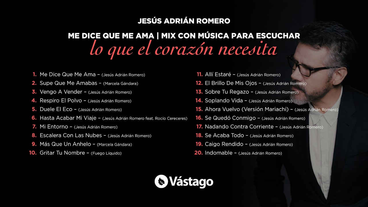 Jesús Adrián Romero - Me Dice Que Me Ama | Mix con música para escuchar lo que el corazón necesita