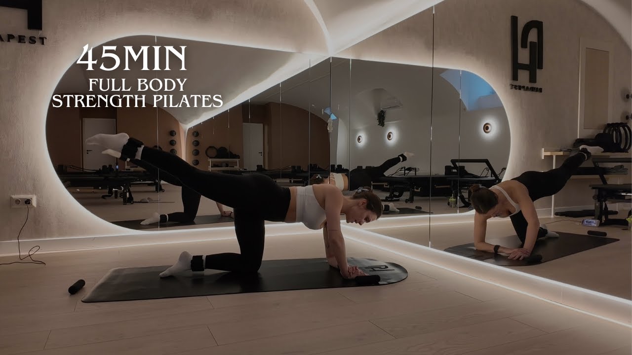 DAY1 - 45MIN FULL BODY STRENGTH PILATES WORKOUT