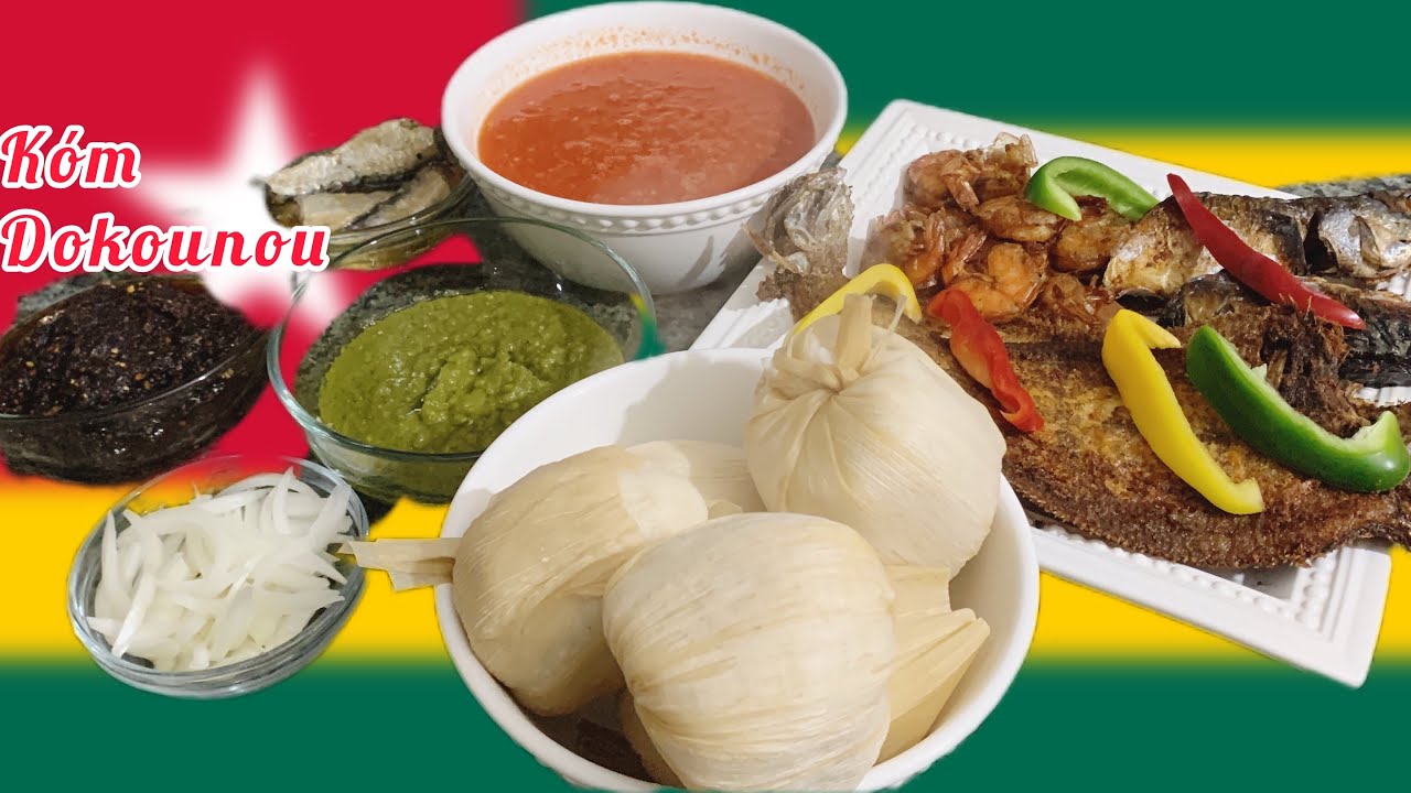 #57 Recette Kom/Dokounou/kenkey avec ses accompagnements #cuisinetogolaise #228 #togo