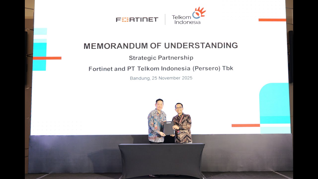 Fortinet  and Telkom Indonesia MOU Signing Ceremony
