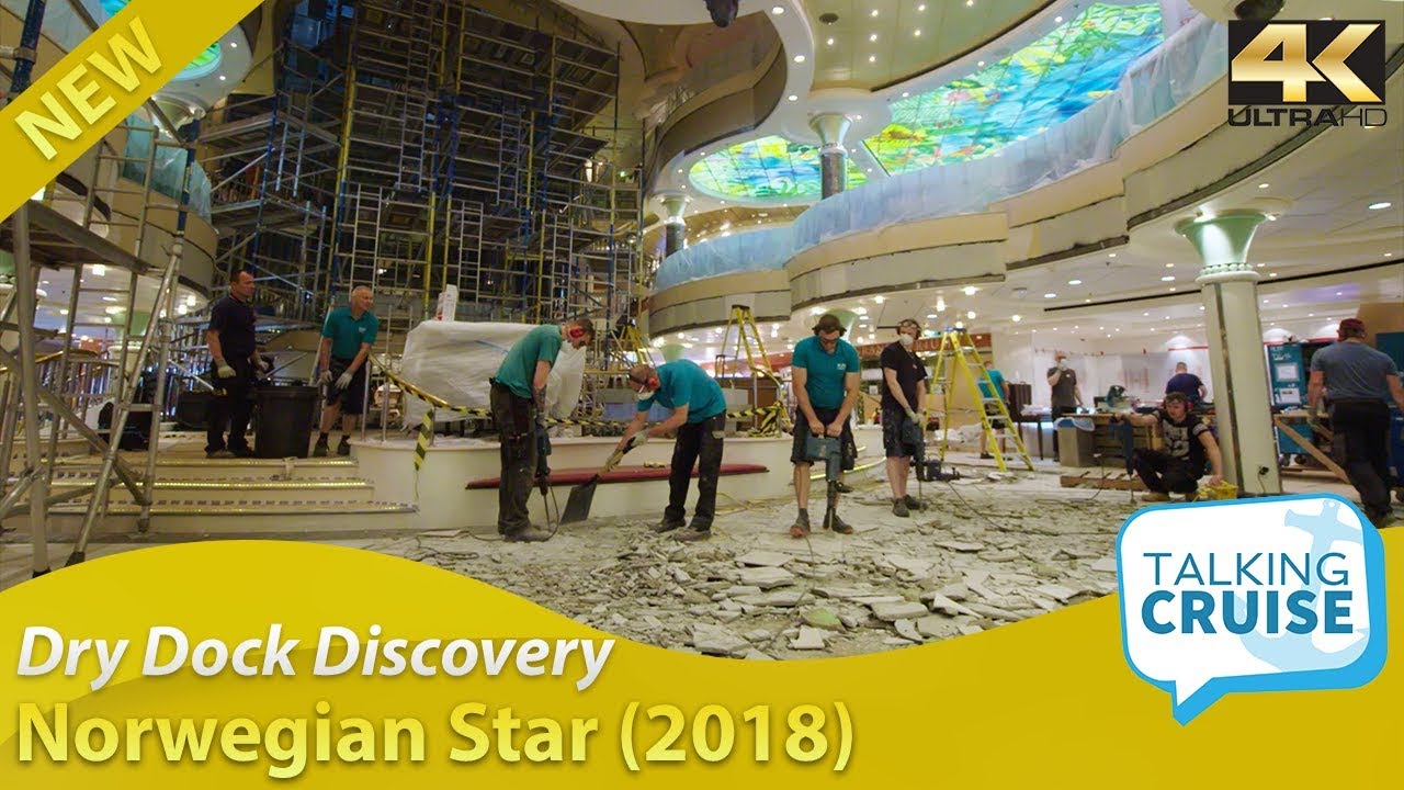 Dry Dock Discovery &ndash; Norwegian Star Cruise Ship (2018)