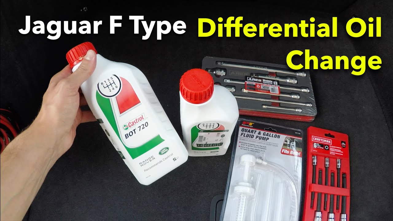 DIY: Differential Oil Change and Preventative Maintenance on a Jaguar F Type!
