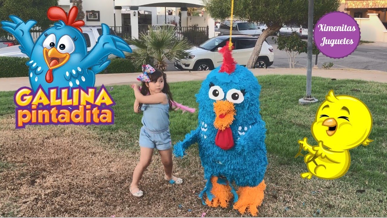 Piñata pinata de la gallina pintadita #QuédateEnCasa y recuerda #Conmigo