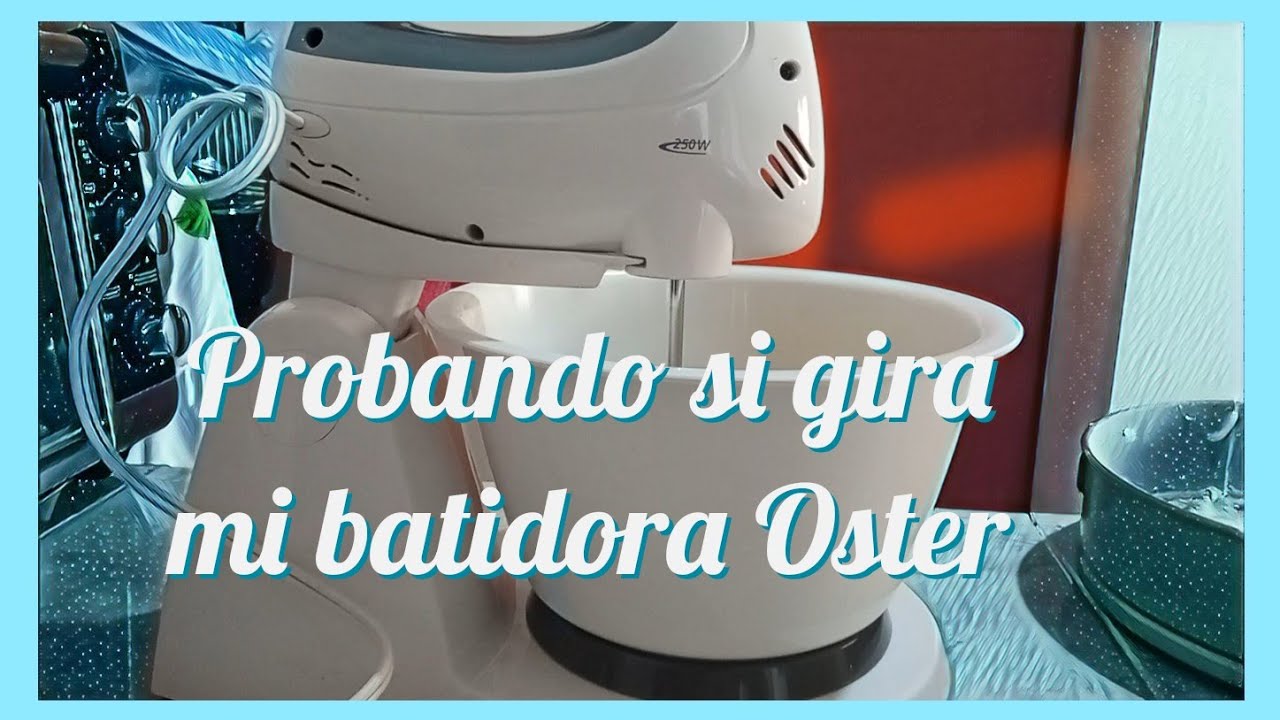 Realmente gira el tazón? Batidora Oster de mano y pedestal, Modelo 2610.