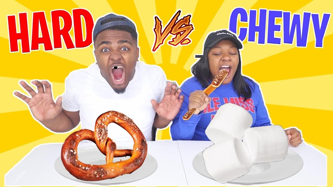 CHEWY VS HARD CHALLENGE!