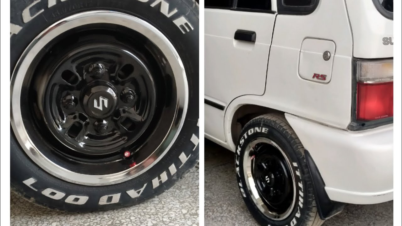 How to install chrome wheel cover in mehran| Price is in description.#pakistani#mehrancar