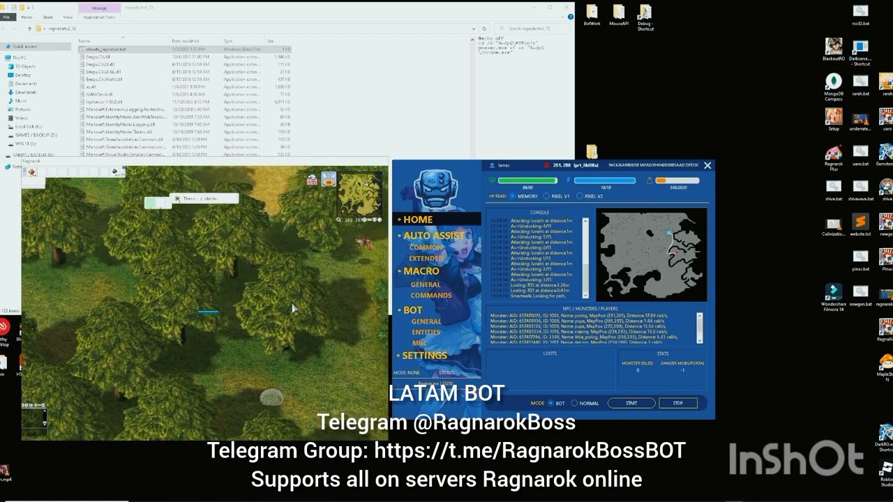 LATAM, UARO, OSRO, Landverse, TWRO, TWRO Zero, iRO, Yufa, EvokeRo, Euro Prime, Poring World, and ALL