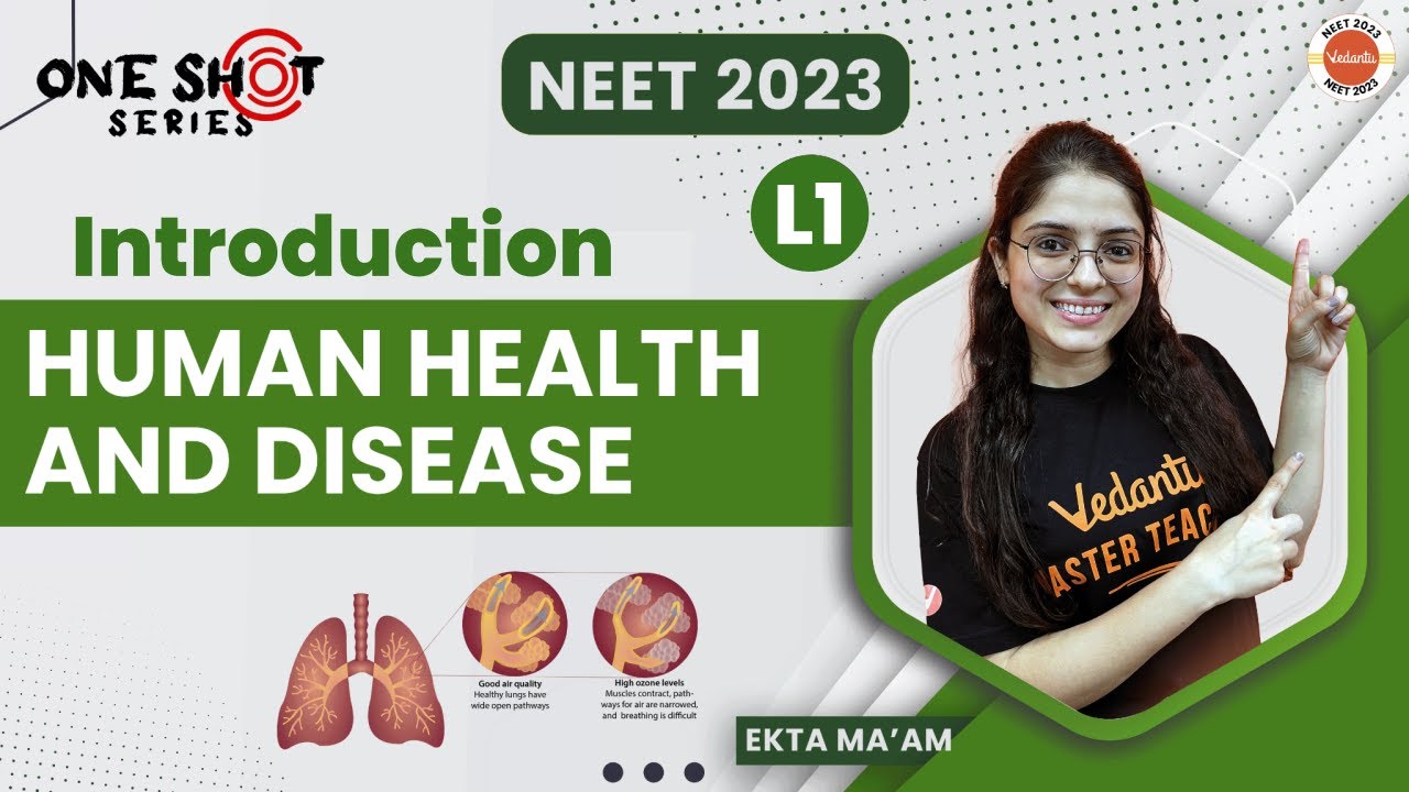 Human Health and Disease  | L1 | Class 12 | NEET 2023 | #neetbiology