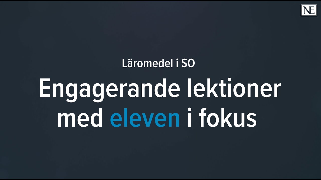 Läromedel i SO: engagerande lektioner med eleven i fokus