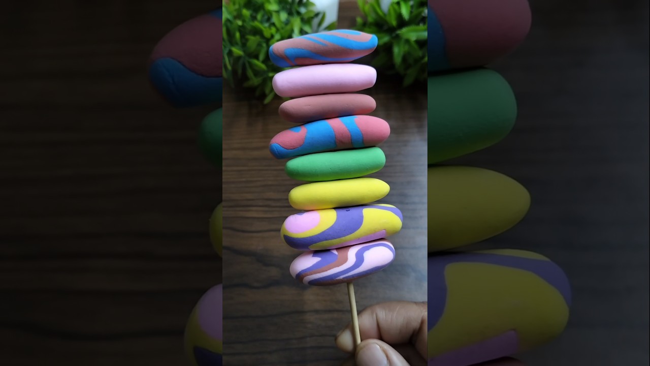 colour full rainbow clay 