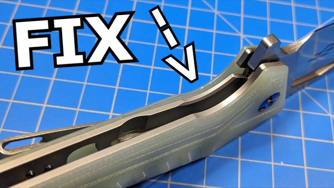 How to Fix a Liner Lock with Blade Play