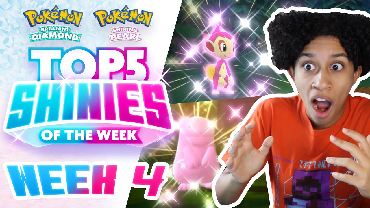 TOP 5 SHINY REACTIONS of the WEEK! AMAZING! Pokemon Brilliant Diamond and Shining Pearl!