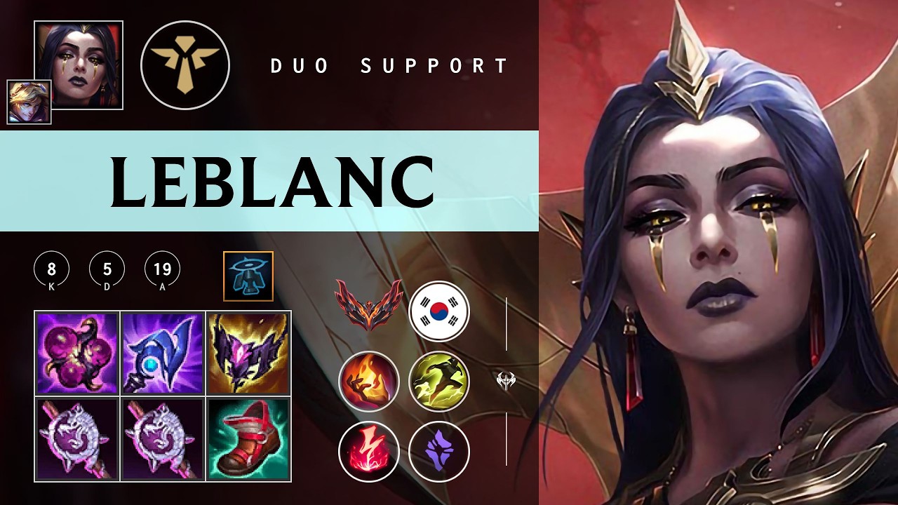 LeBlanc Support vs Pyke - KR Grandmaster Patch 26.03