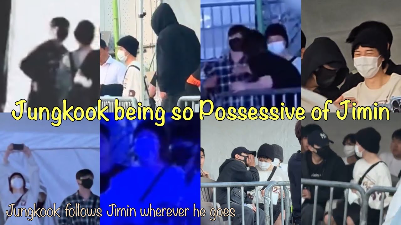 Jungkook being so possessive of Jimin during Jin's concert || #jikook #jimin #jungkook #kookmin
