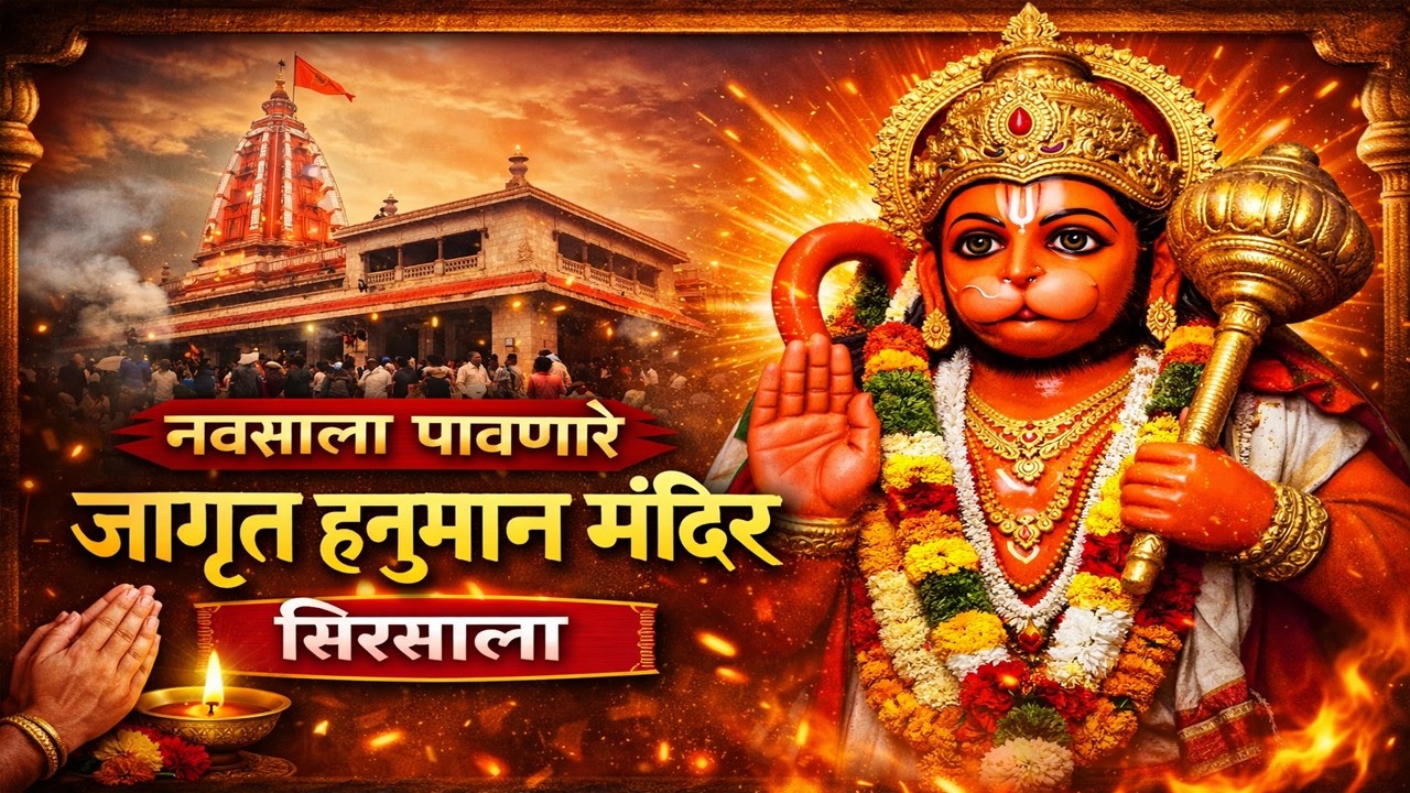 JAGARUT  MAROTI MANDIR SIRSALA| जागृत मारोती मंदिर सिरसाळा |