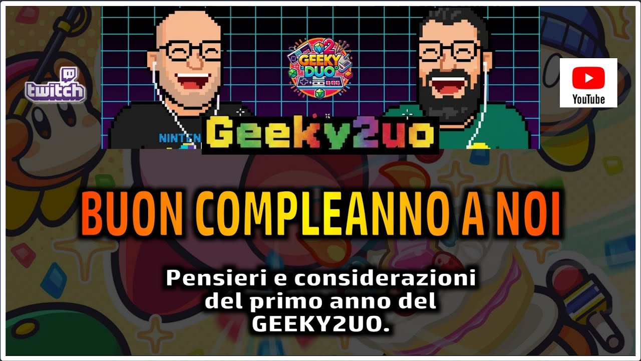 Buon compleanno a noi, un anno insieme.