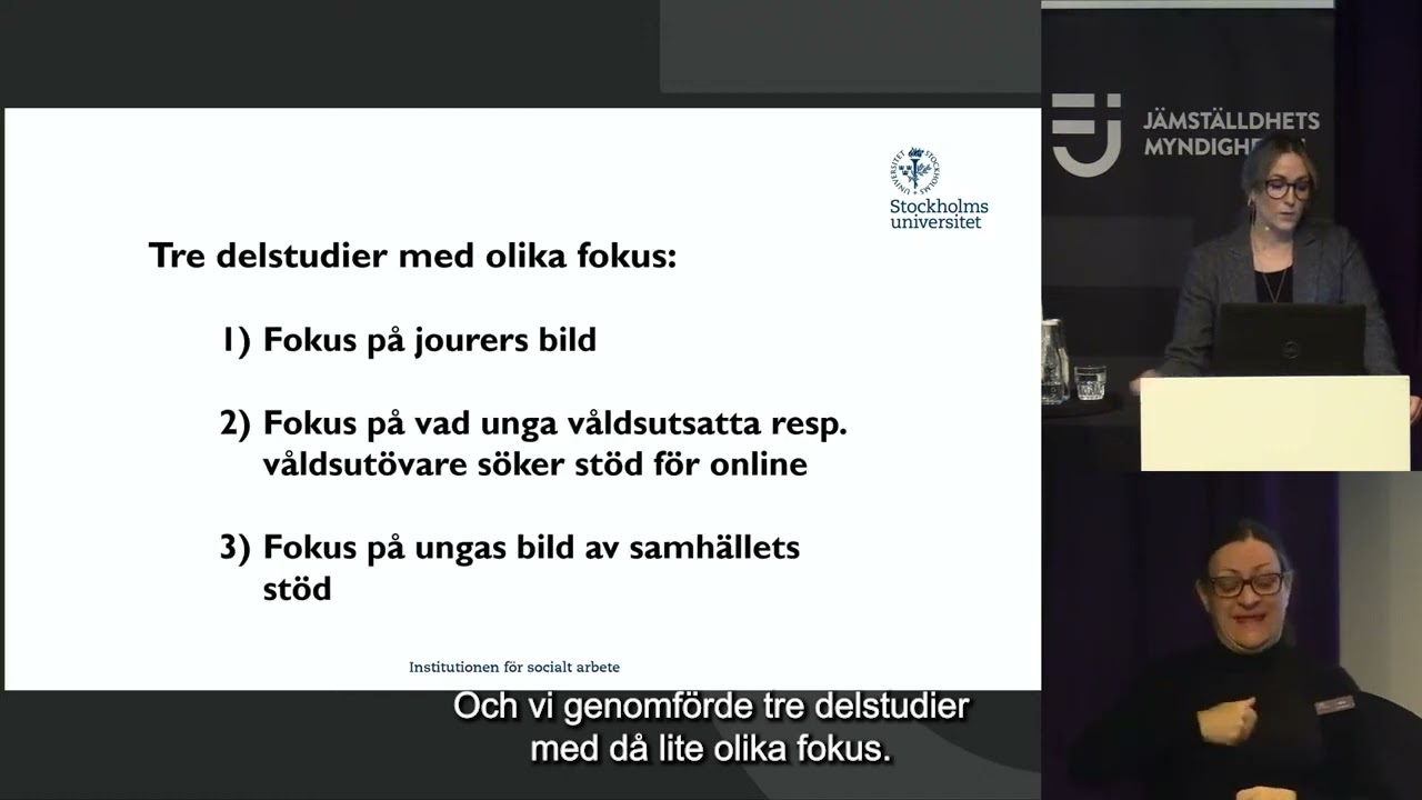 Våld i ungas nära relationer - hur ser forskningen ut? Del 3